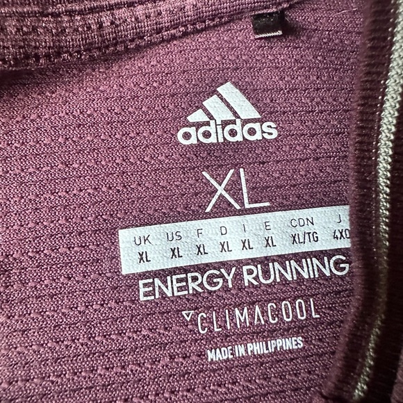 adidas Other - Adidas Maroon ClimaCool Energy Running Shirt XL